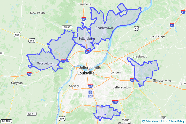 Service Area Map