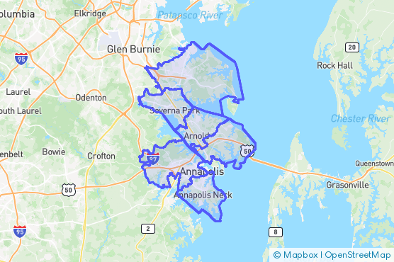 Service Area Map