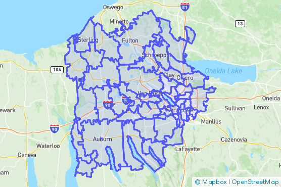 Service Area Map