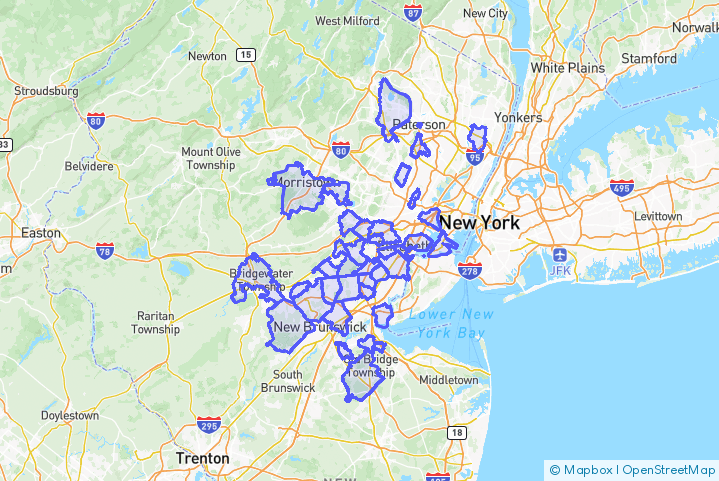 Service Area Map