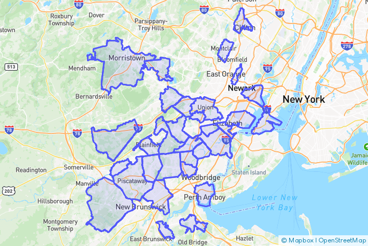 Service Area Map