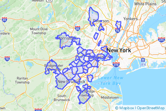 Service Area Map