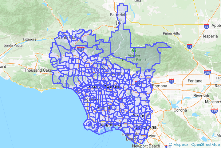Service Area Map