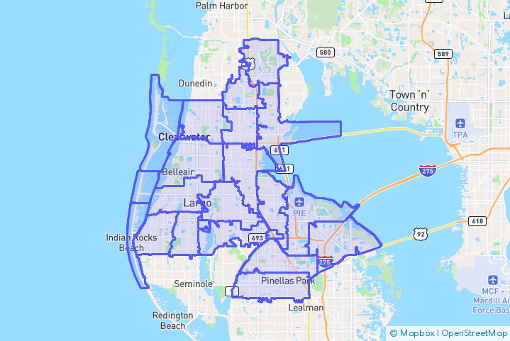 Service Area Map