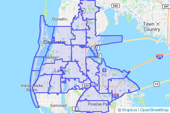 Service Area Map