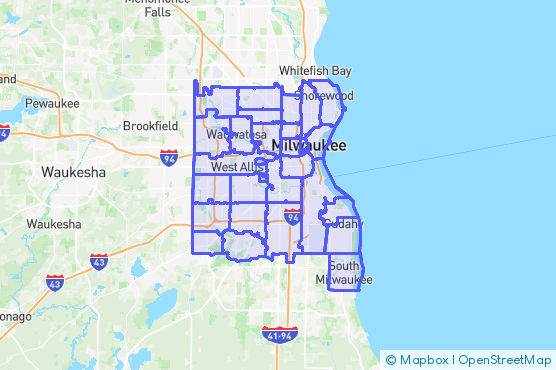 Service Area Map