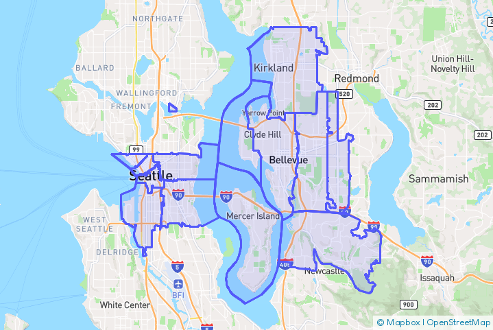 Service Area Map