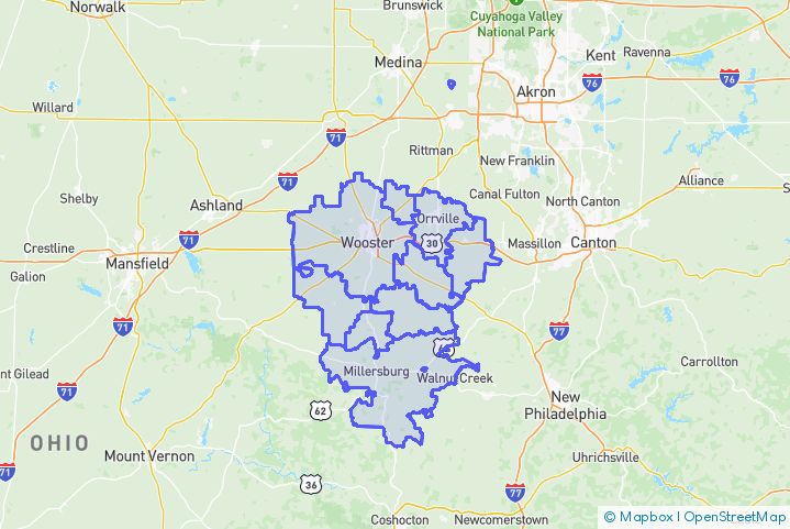 Service Area Map