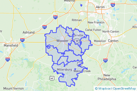 Service Area Map