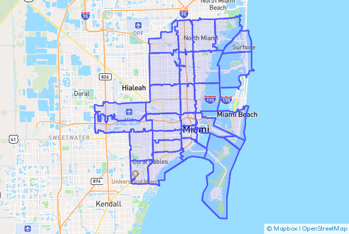 Service Area Map