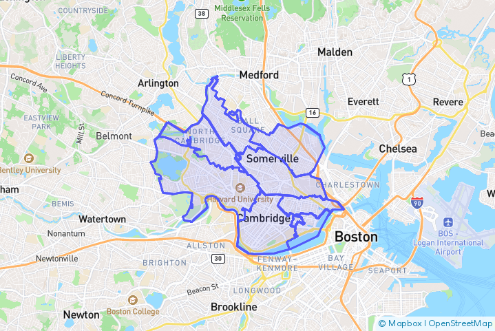 Service Area Map