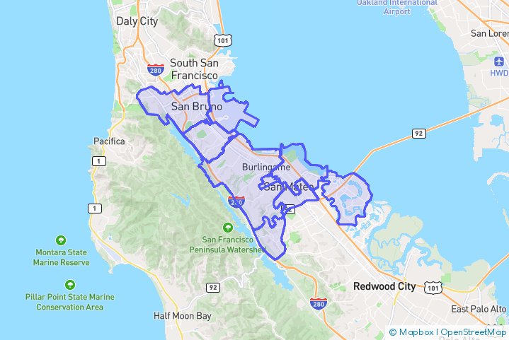 Service Area Map