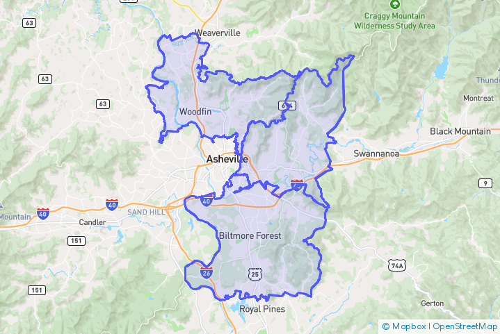 Service Area Map