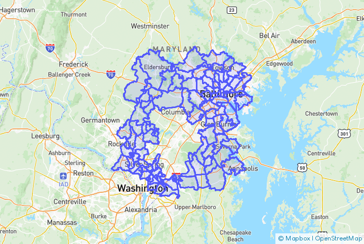 Service Area Map