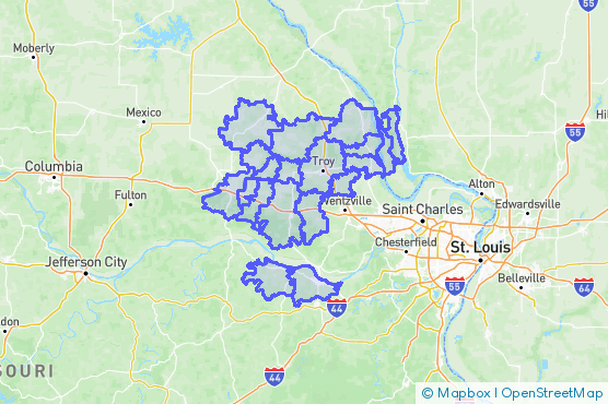 Service Area Map