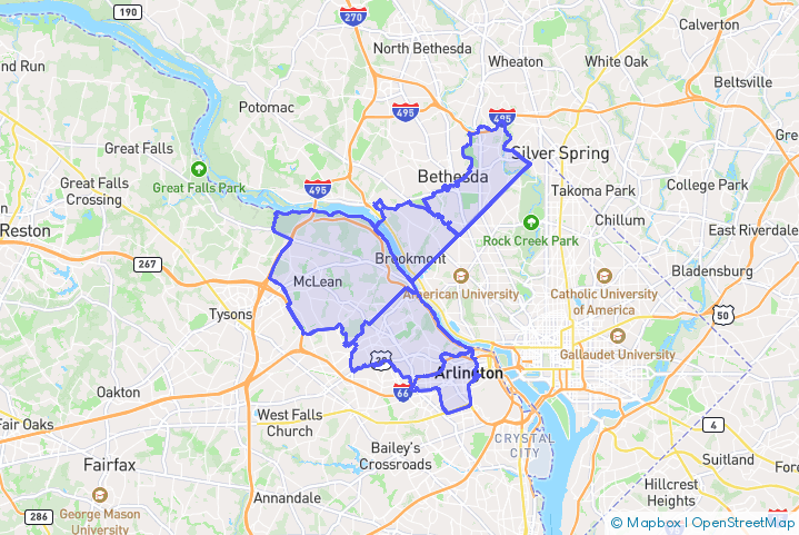 Service Area Map