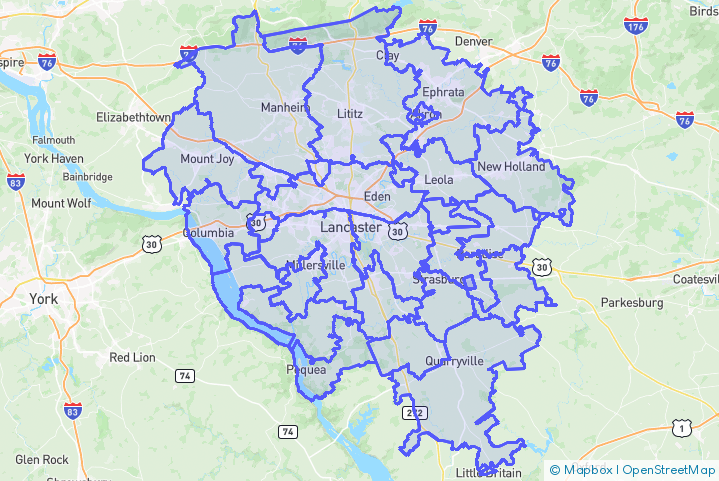 Service Area Map