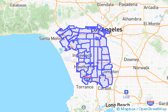 Service Area Map
