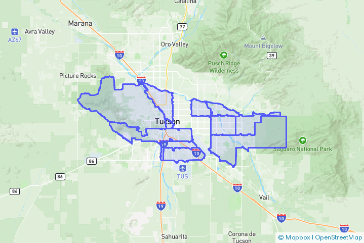 Service Area Map