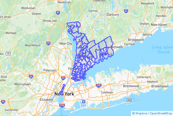 Service Area Map