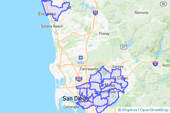 Service Area Map