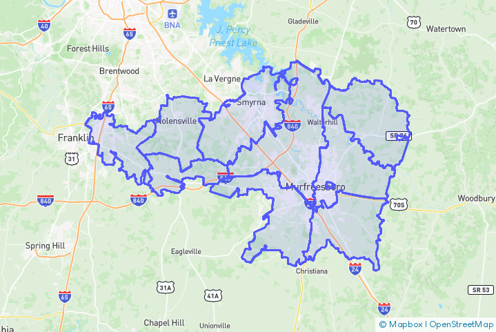 Service Area Map