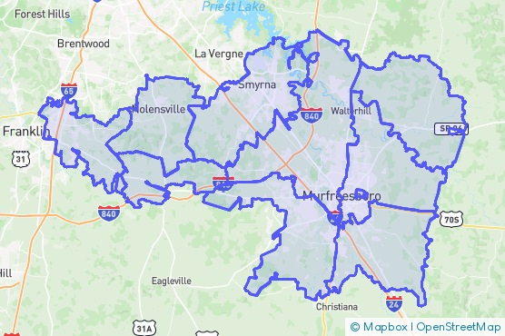 Service Area Map