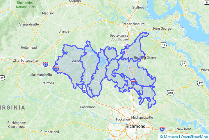 Service Area Map