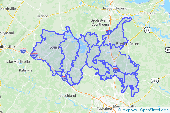 Service Area Map