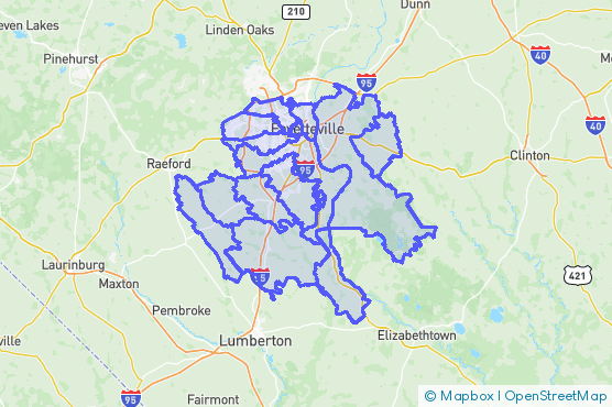 Service Area Map
