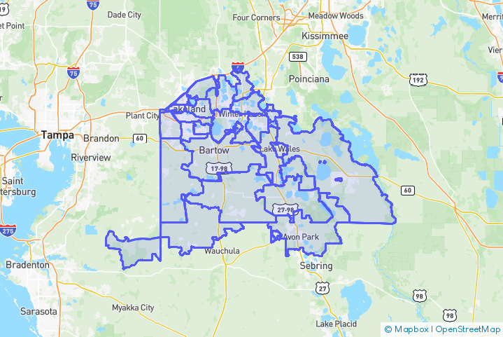Service Area Map