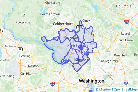 Service Area Map