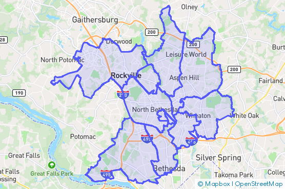 Service Area Map