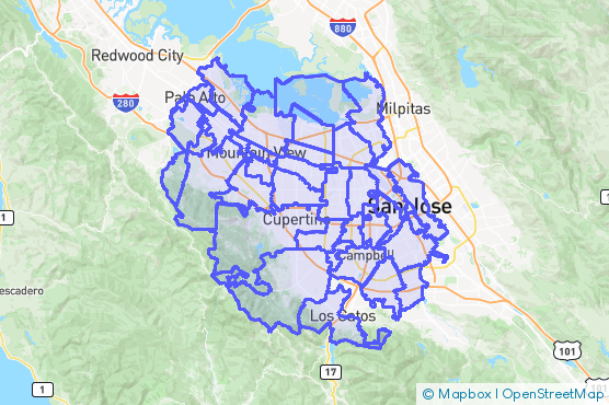 Service Area Map