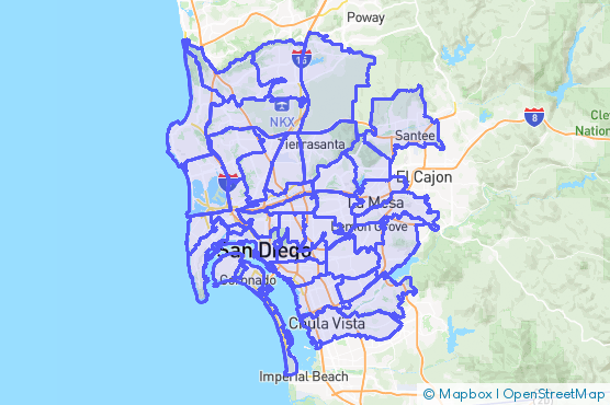 Service Area Map