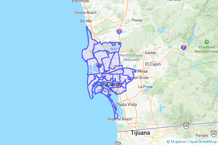 Service Area Map