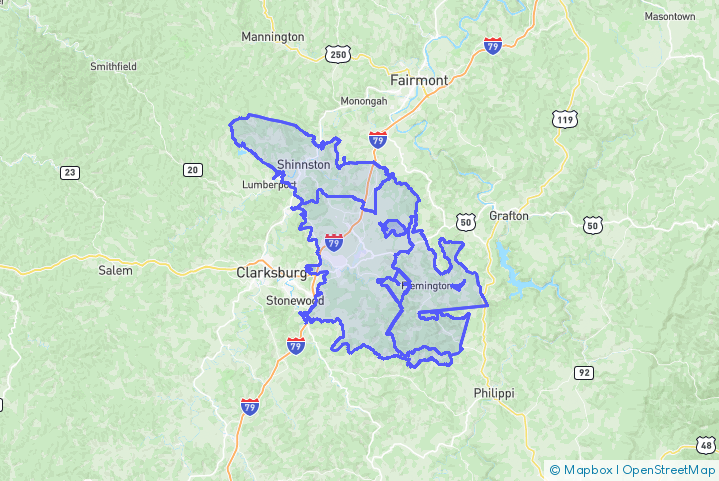 Service Area Map
