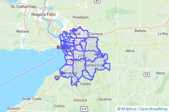 Service Area Map