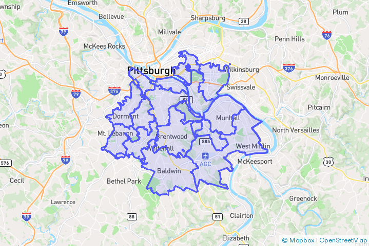 Service Area Map