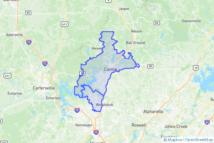 Service Area Map