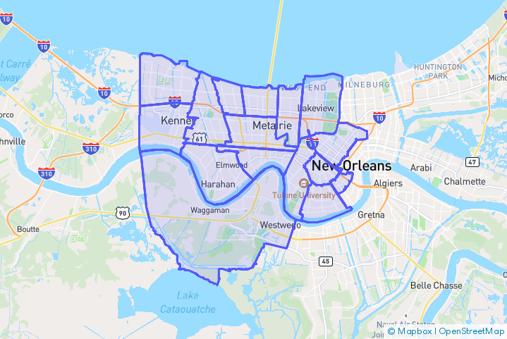 Service Area Map