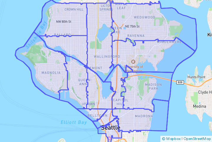 Service Area Map