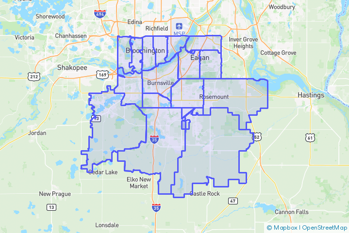 Service Area Map