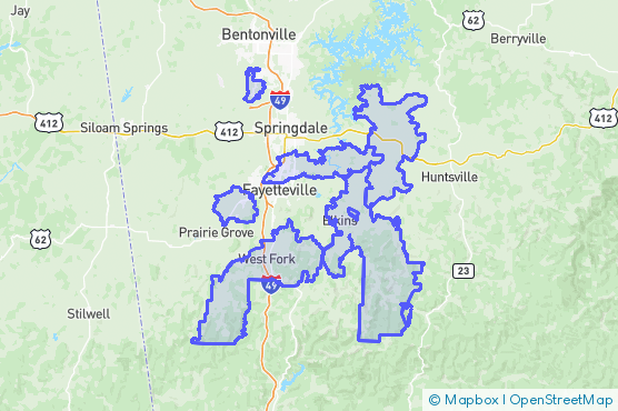 Service Area Map