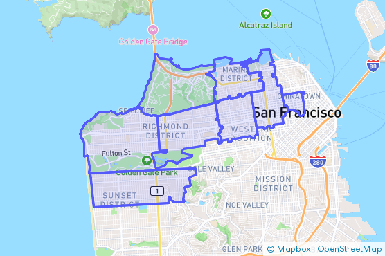 Service Area Map