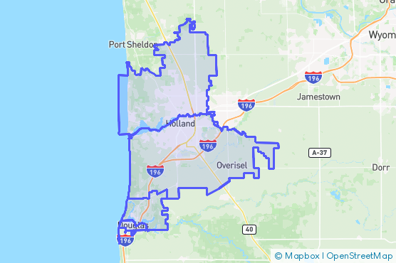 Service Area Map