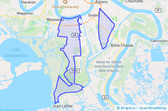 Service Area Map
