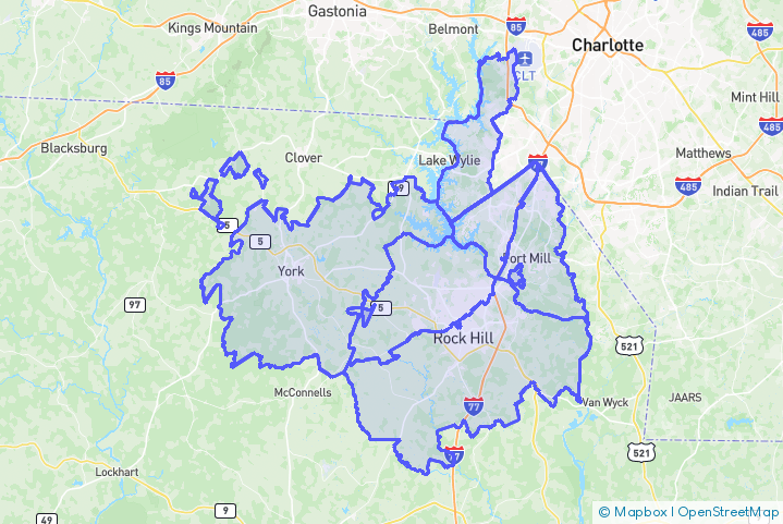 Service Area Map