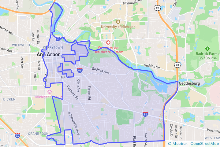 Service Area Map