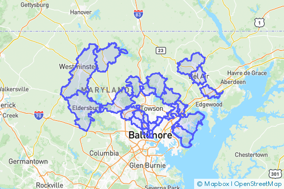 Service Area Map